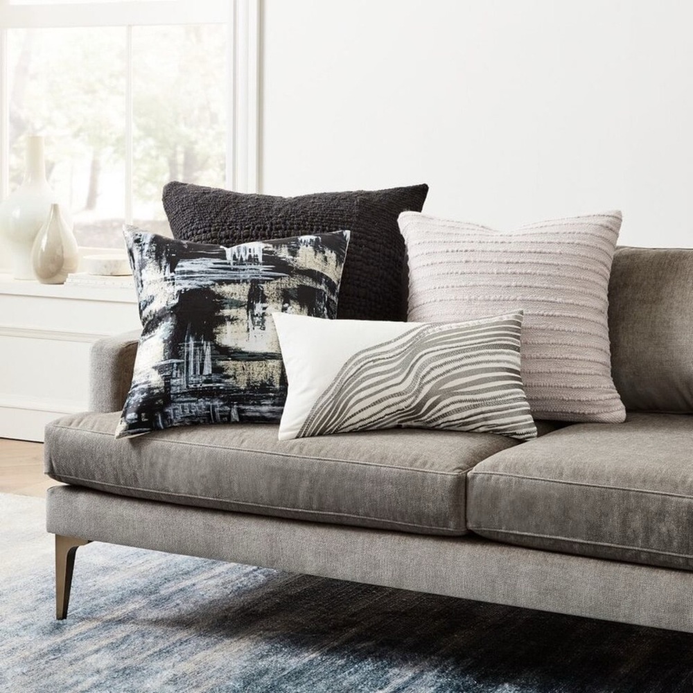 West Elm Painterly Brocade Cushion Cover - Picture 2 of 9